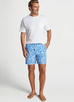 Peter Millar Swim Trunks|Parrot Talk Swim Trunk