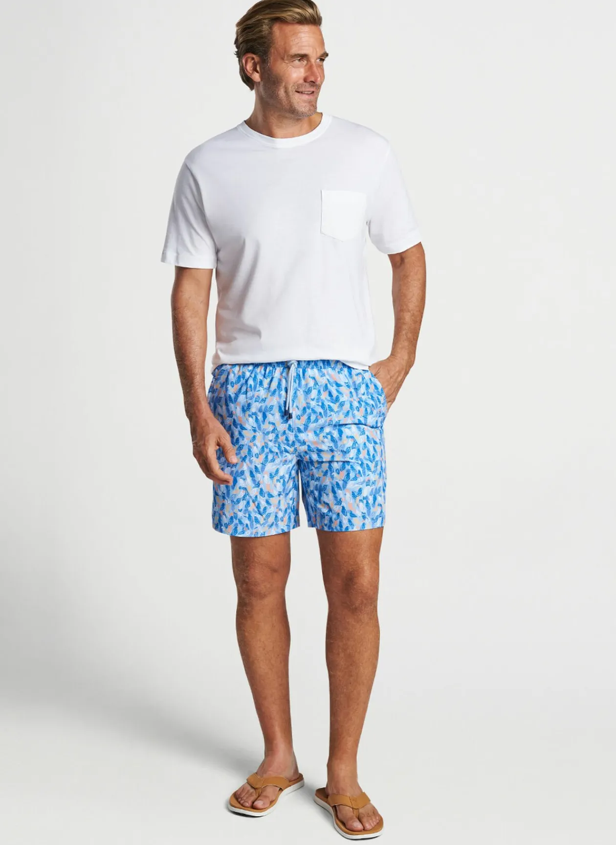 Peter Millar Swim Trunks|Parrot Talk Swim Trunk