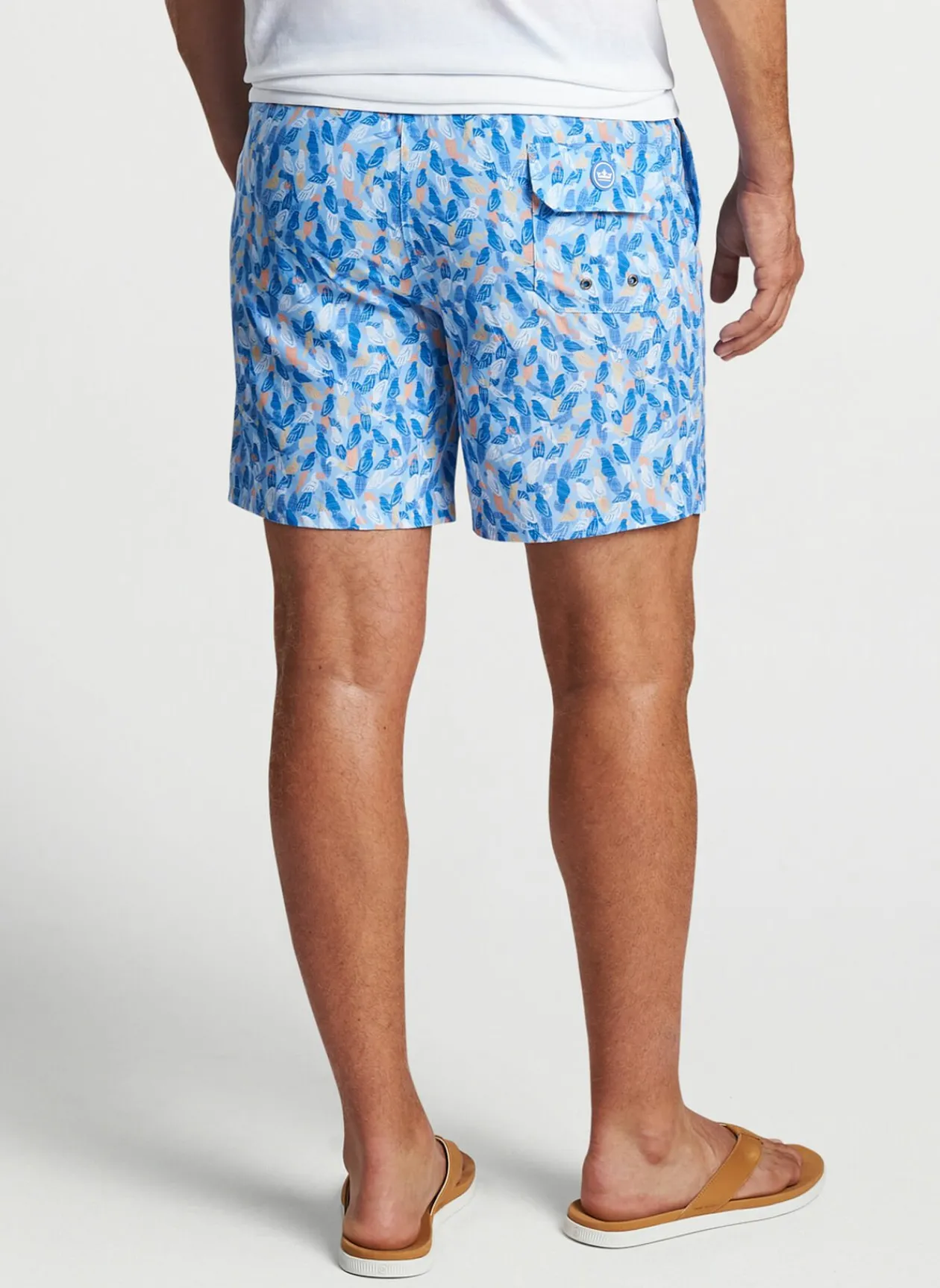 Peter Millar Swim Trunks|Parrot Talk Swim Trunk