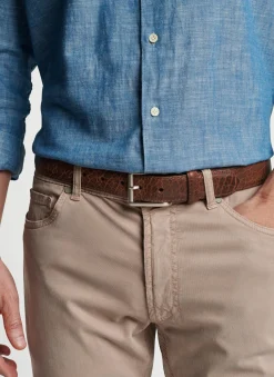 Peter Millar Belts|Pebble Bison Belt