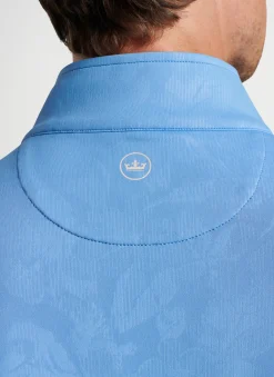 Peter Millar Pullovers & Hoodies|Perth Shadow Stripe Floral Performance Quarter-Zip