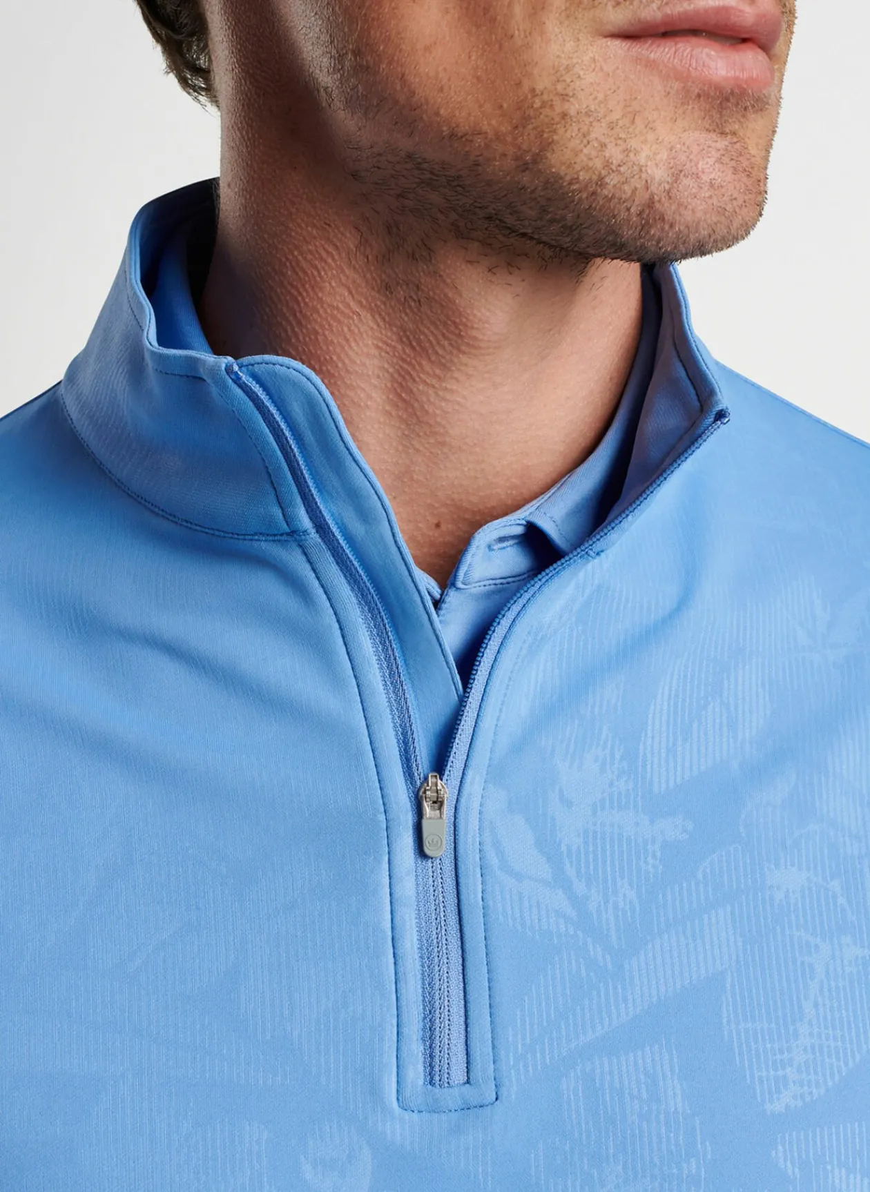 Peter Millar Pullovers & Hoodies|Perth Shadow Stripe Floral Performance Quarter-Zip