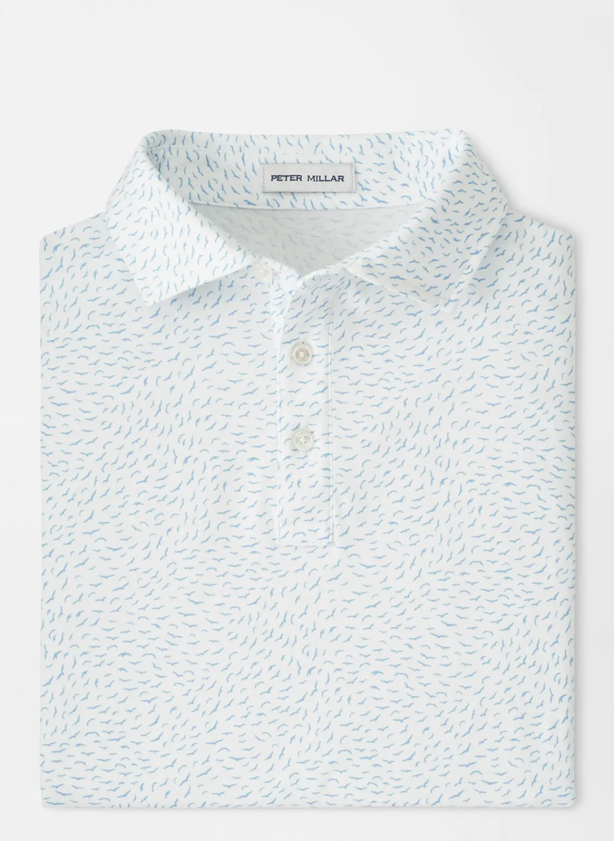 Peter Millar Polos|Pilot Mill Air Traffic Short-Sleeve Polo