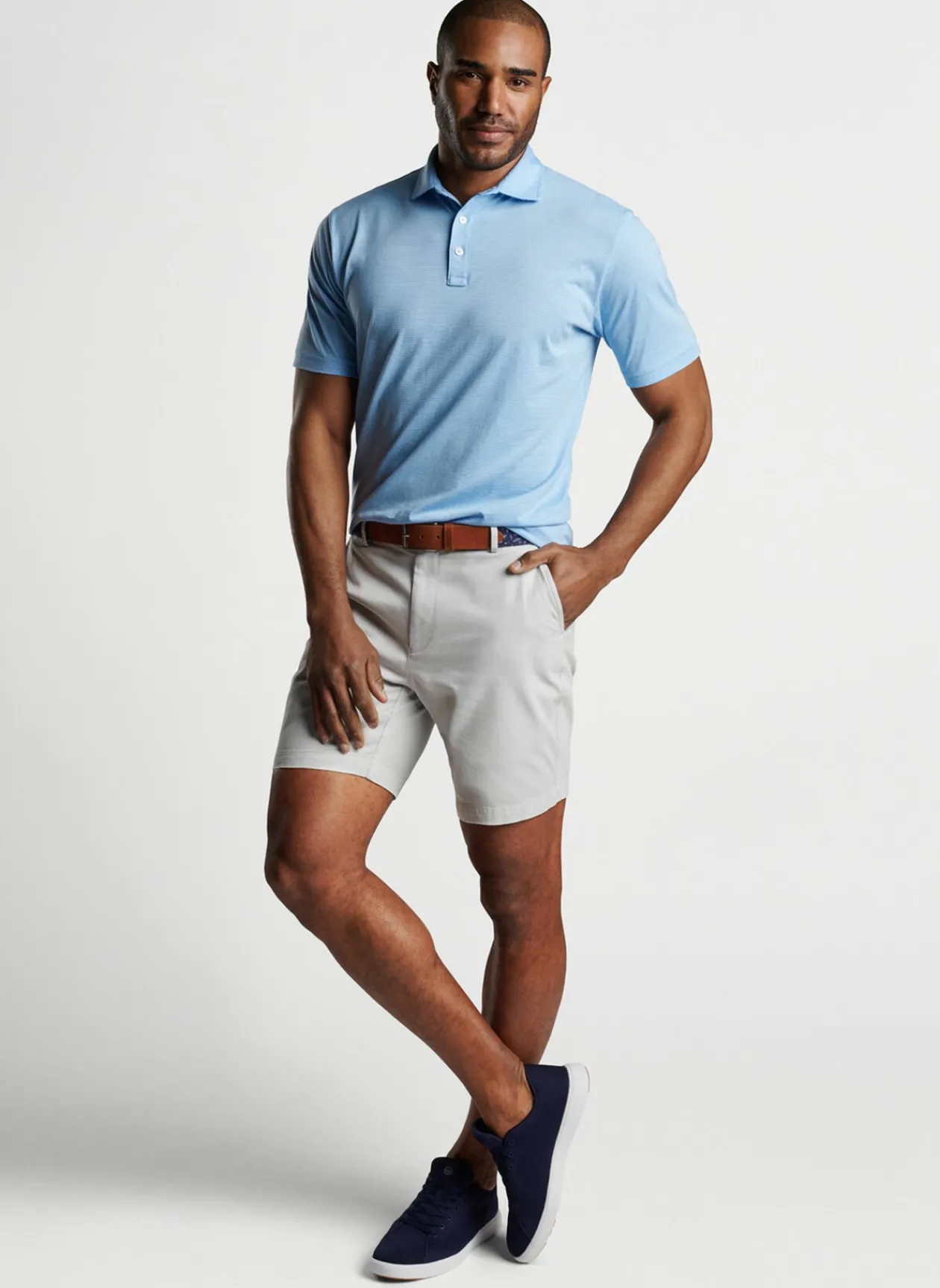 Peter Millar Polos|Pilot Mill Haynes Stripe Short-Sleeve Polo