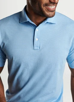 Peter Millar Polos|Pilot Mill Haynes Stripe Short-Sleeve Polo