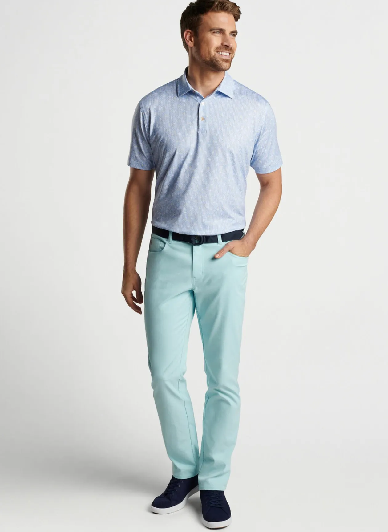 Peter Millar Sun Protection Apparel|Raise The Bar Performance Jersey Polo