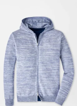 Peter Millar Sweaters|Ravello Full-Zip Hoodie Sweater
