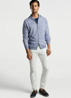 Peter Millar Sweaters|Ravello Full-Zip Hoodie Sweater
