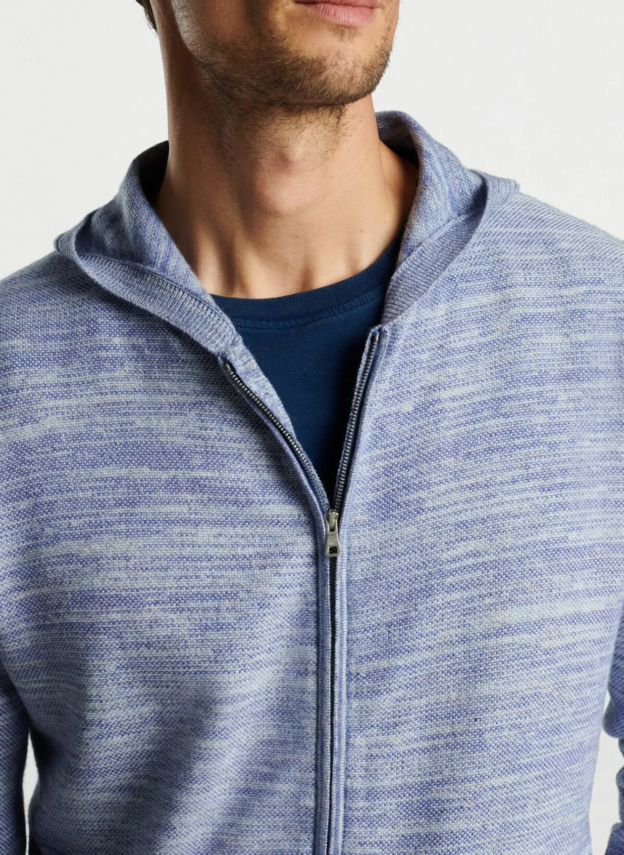 Peter Millar Sweaters|Ravello Full-Zip Hoodie Sweater
