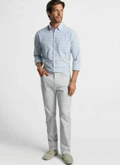 Peter Millar Sport Shirts|Roxbury Performance Poplin Sport Shirt