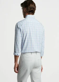 Peter Millar Sport Shirts|Roxbury Performance Poplin Sport Shirt