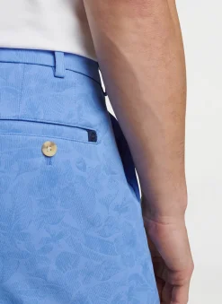 Peter Millar Shorts|Salem Shadow Stripe Floral Performance Short