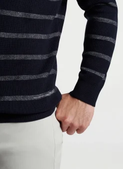 Peter Millar Sweaters|Sampson Striped Crewneck Sweater
