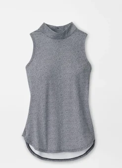 Peter Millar Polos & Shirts|Scottie Hexagons Print Sleeveless Mock Neck Shell