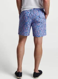 Peter Millar Swim Trunks|Seahorse Paisley Swim Trunk