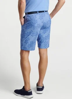 Peter Millar Shorts|Shackleford Abstract Floral Performance Hybrid Short