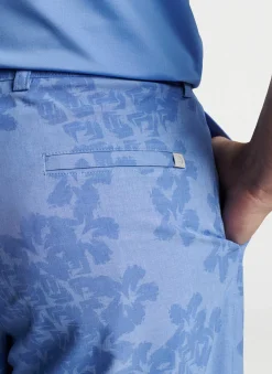 Peter Millar Shorts|Shackleford Abstract Floral Performance Hybrid Short