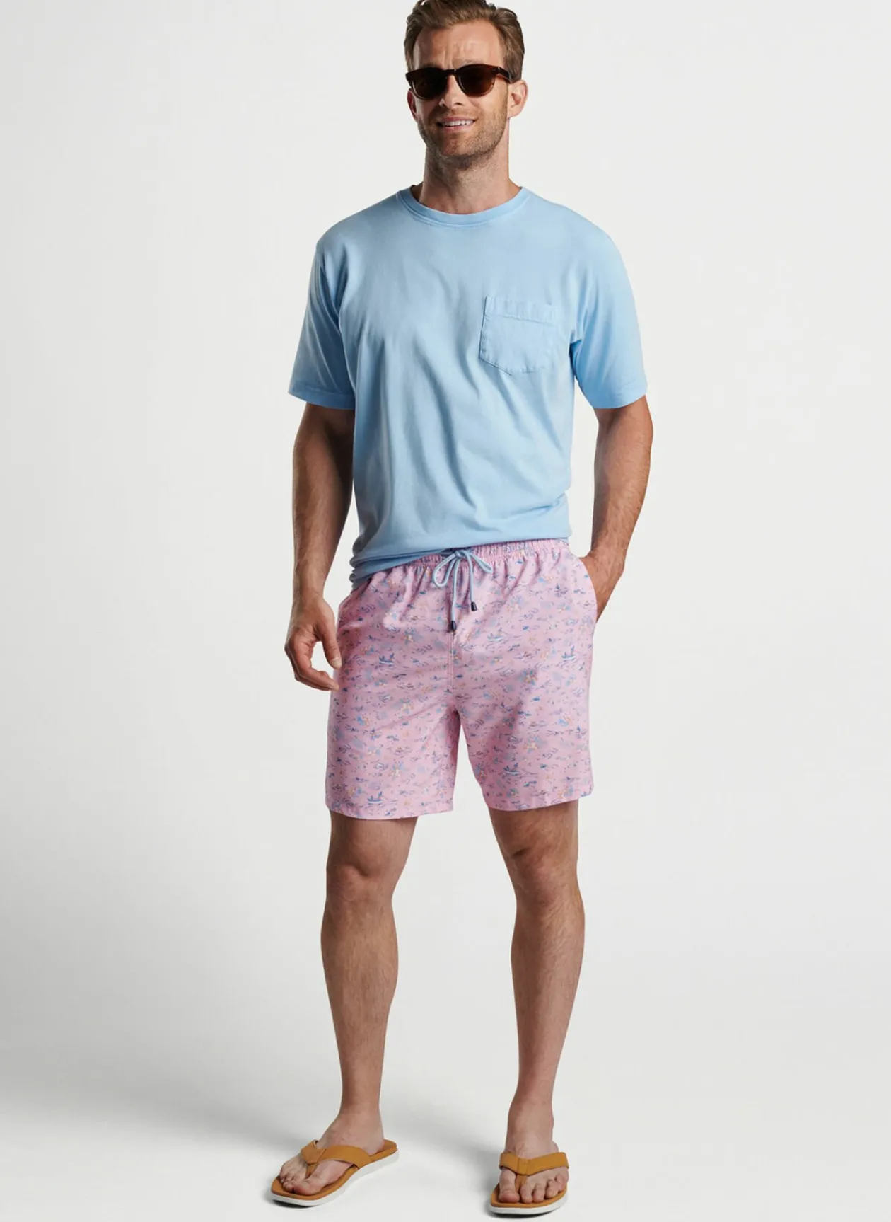 Peter Millar Swim Trunks|Shark Sighting Swim Trunk