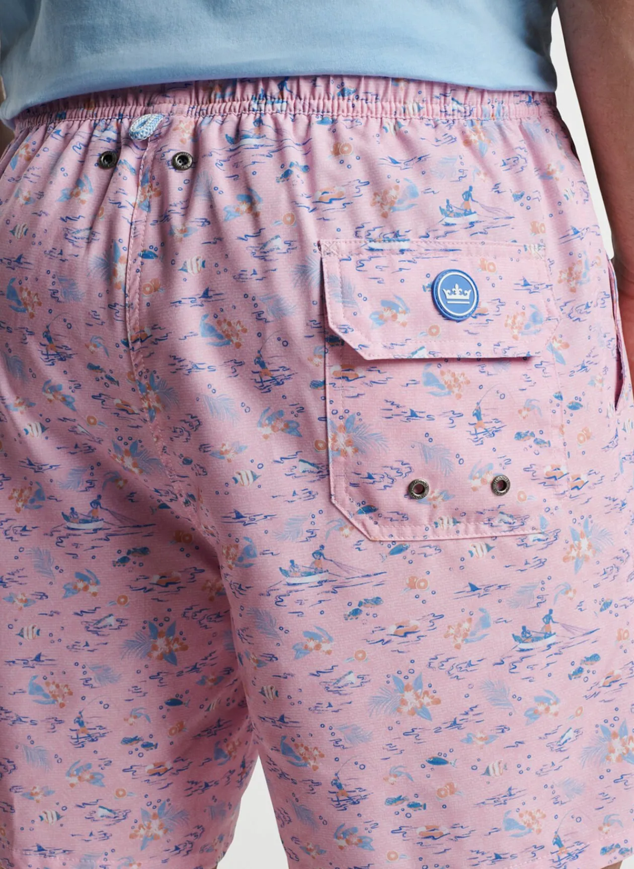 Peter Millar Swim Trunks|Shark Sighting Swim Trunk