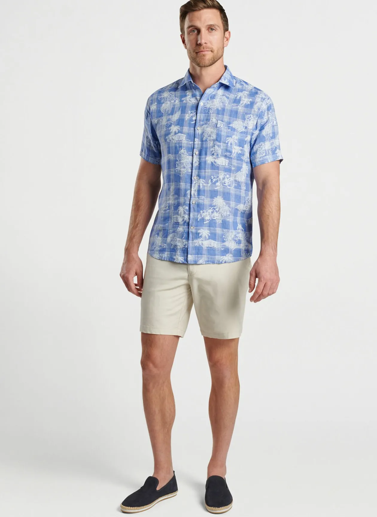 Peter Millar Sport Shirts|Shoreside Linen Sport Shirt