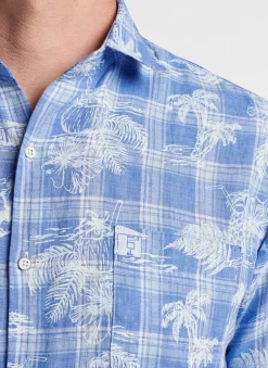 Peter Millar Sport Shirts|Shoreside Linen Sport Shirt
