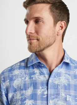 Peter Millar Sport Shirts|Shoreside Linen Sport Shirt