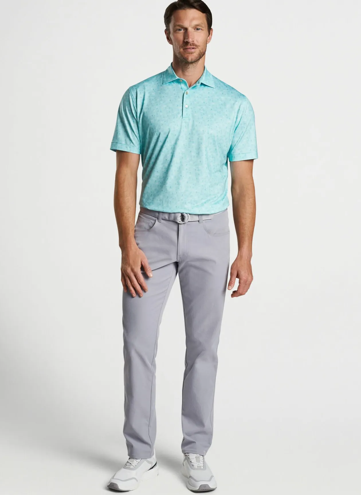 Peter Millar Sun Protection Apparel|Show Me The Way Performance Jersey Polo