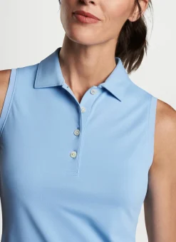 Peter Millar Polos & Shirts|Sleeveless Banded Button Polo