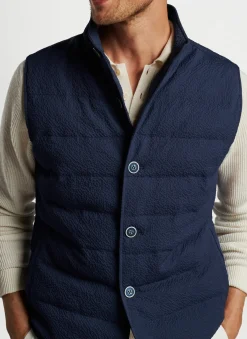 Peter Millar Vests|Smith Seersucker Vest