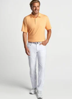 Peter Millar Polos|Solid Performance Jersey Polo (Sean Self Collar)