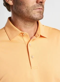 Peter Millar Polos|Solid Performance Jersey Polo (Sean Self Collar)