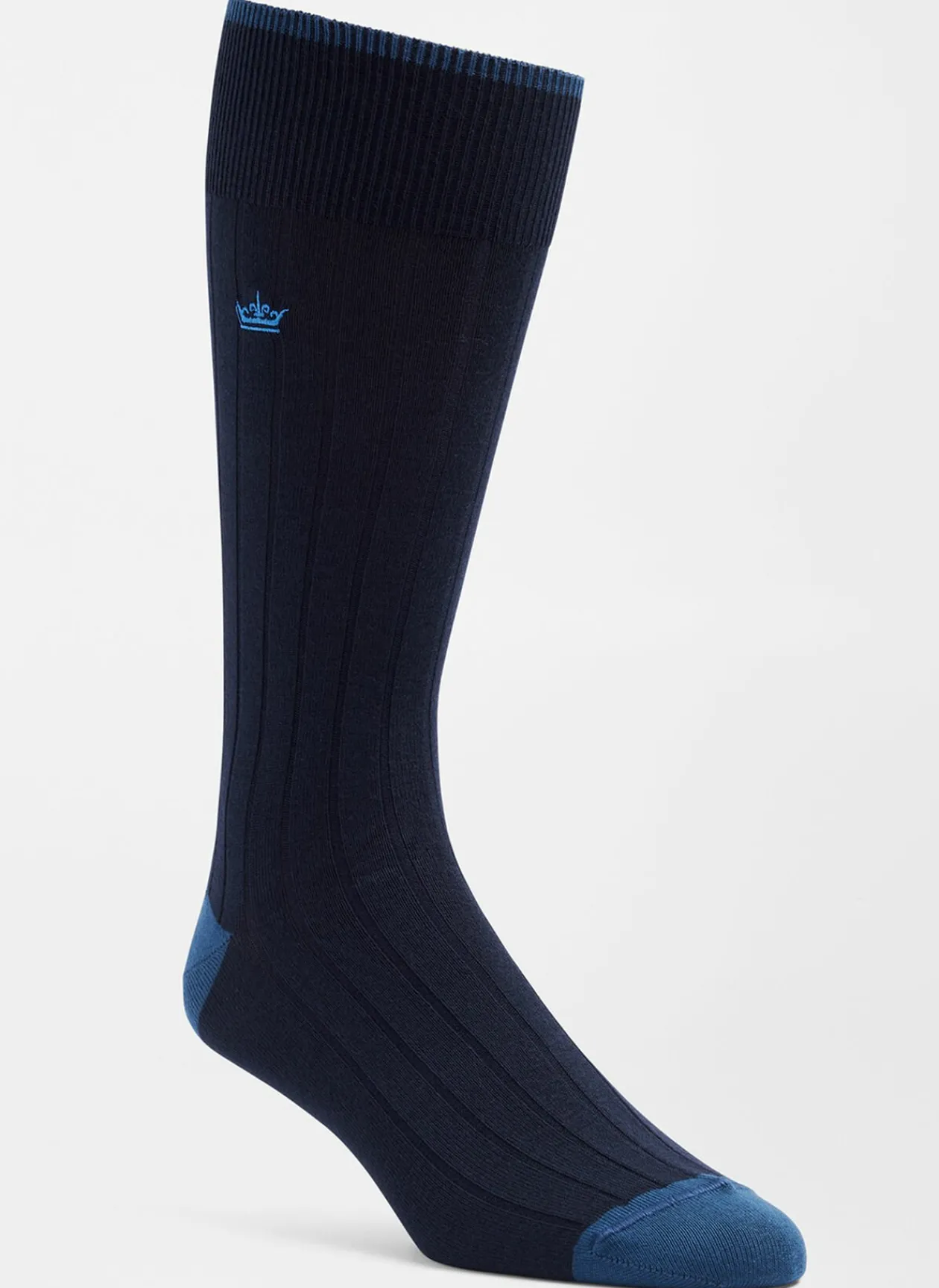 Peter Millar Socks|Solid Rib Crew Sock