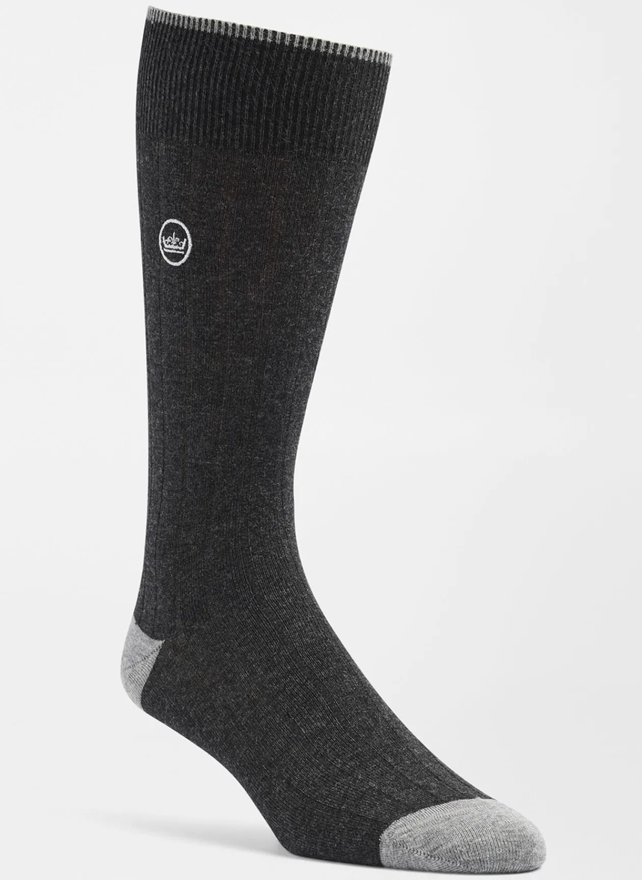 Peter Millar Socks|Solid Rib Crew Sock