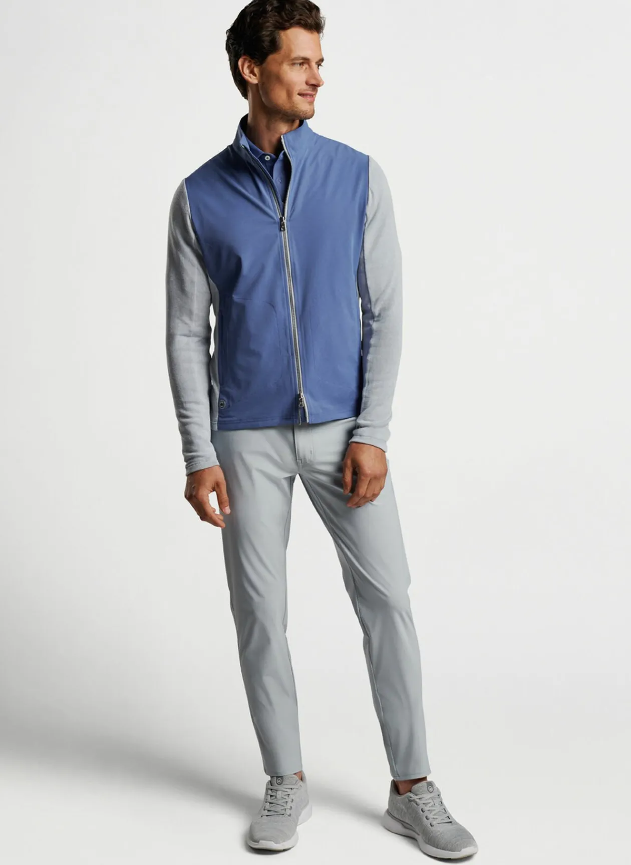 Peter Millar Jackets|Solstice Performance Hybrid Full-Zip Cardigan