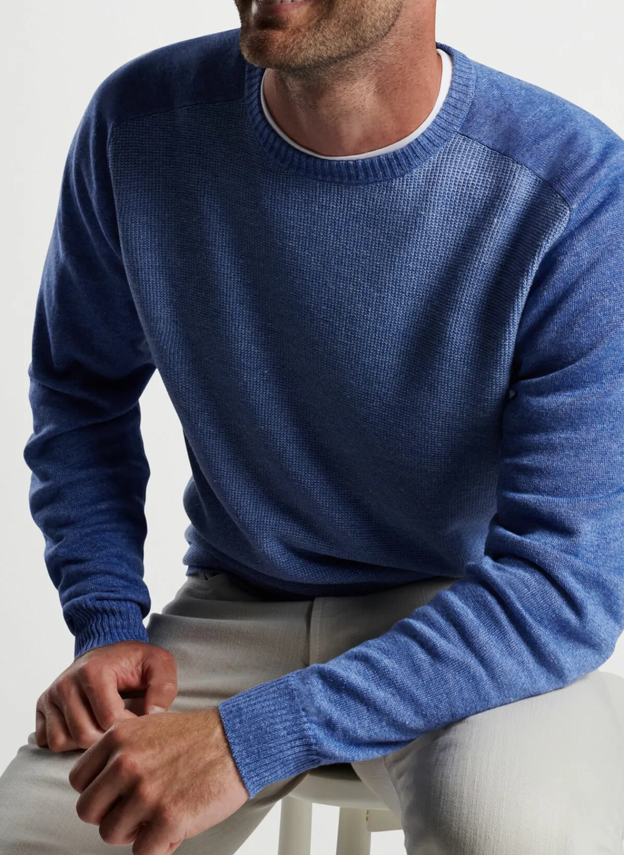 Peter Millar Sweaters|Stafford Saddle Shoulder Crew