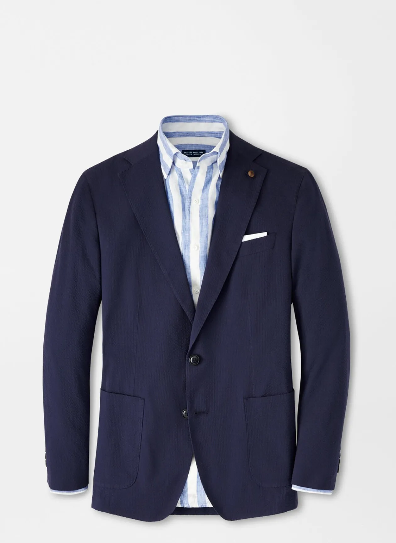 Peter Millar Sport Coats|Sterling Seersucker Soft Jacket