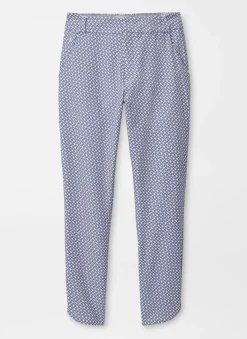 Peter Millar Women'S Golf Bottoms|Surge Links Print Performance Ankle Pant