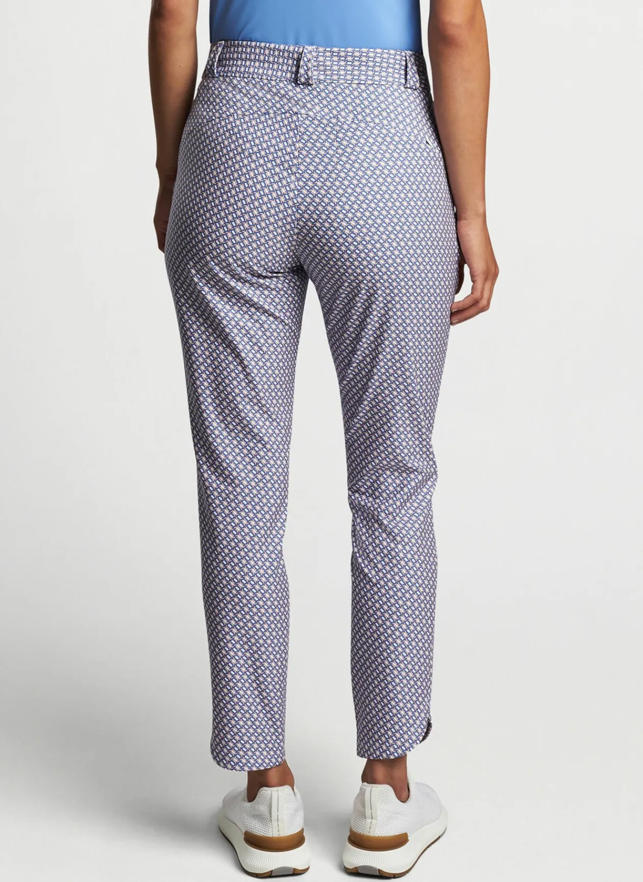 Peter Millar Women'S Golf Bottoms|Surge Links Print Performance Ankle Pant