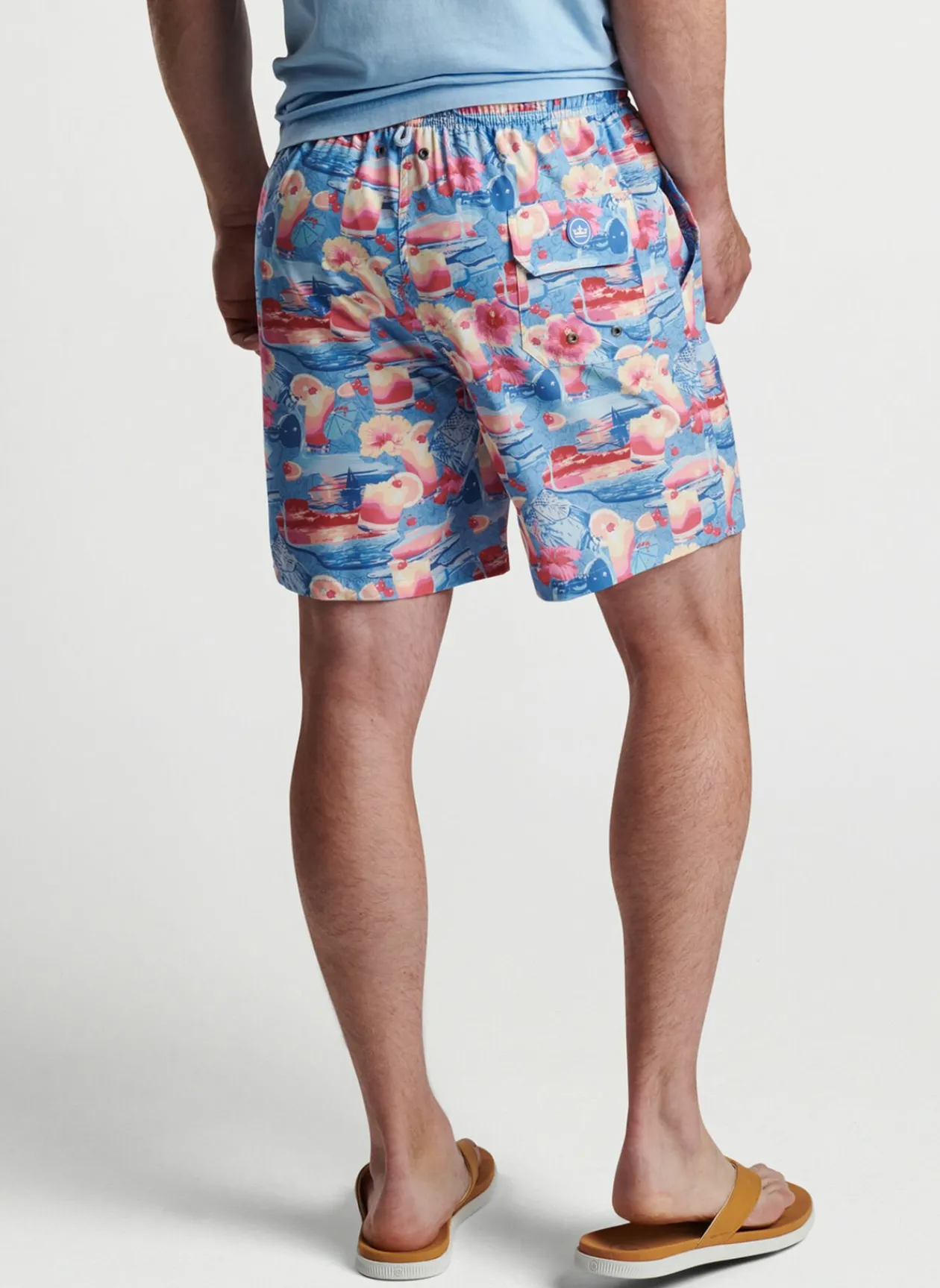 Peter Millar Swim Trunks|Tequila Sunrise Swim Trunk