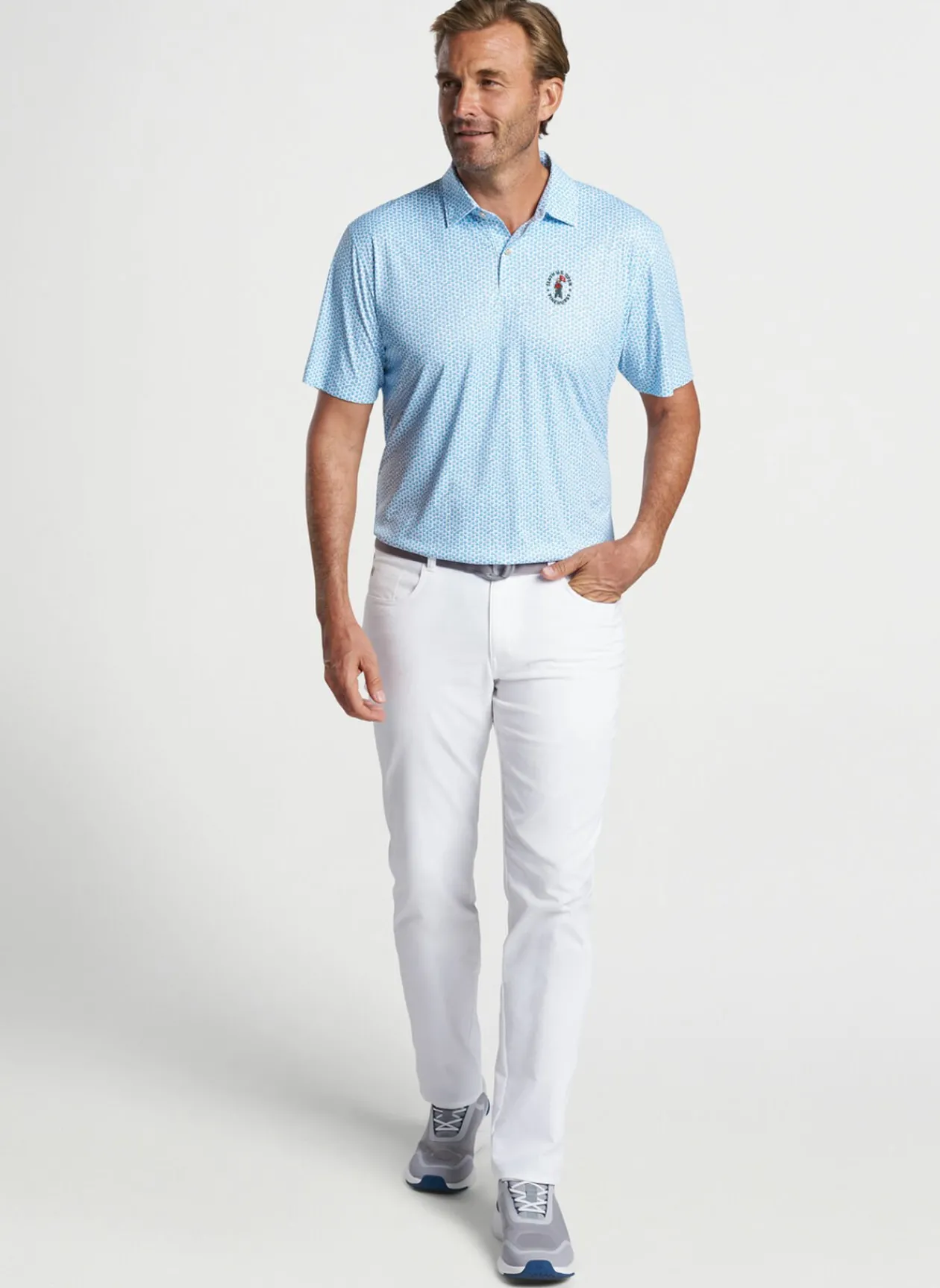Peter Millar U.S. Open Men'S|124Th U.S. Open Featherweight Golf On The Rocks Polo