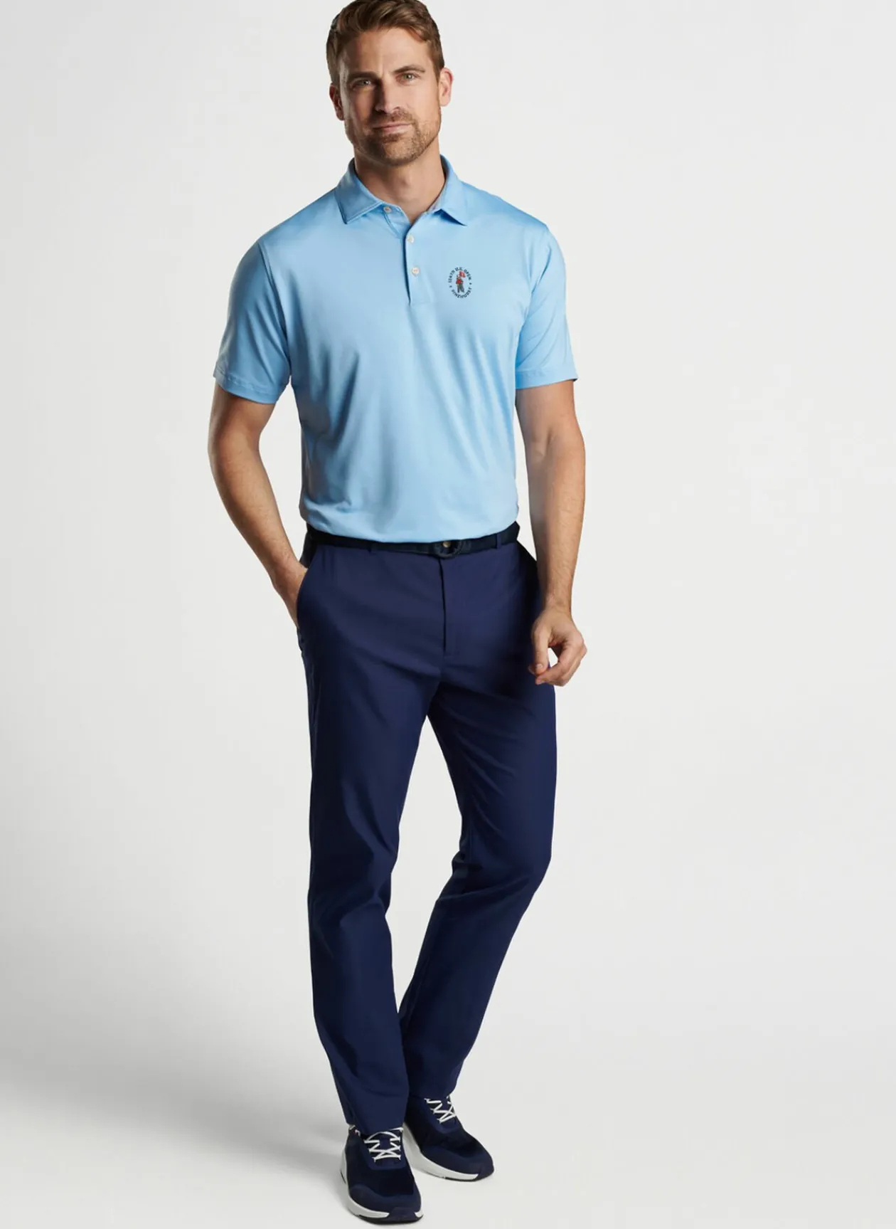 Peter Millar U.S. Open Men'S|124Th U.S. Open Solid Performance Jersey Polo