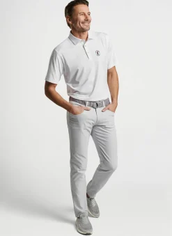 Peter Millar Polos|124Th U.S. Open Solid Performance Jersey Polo