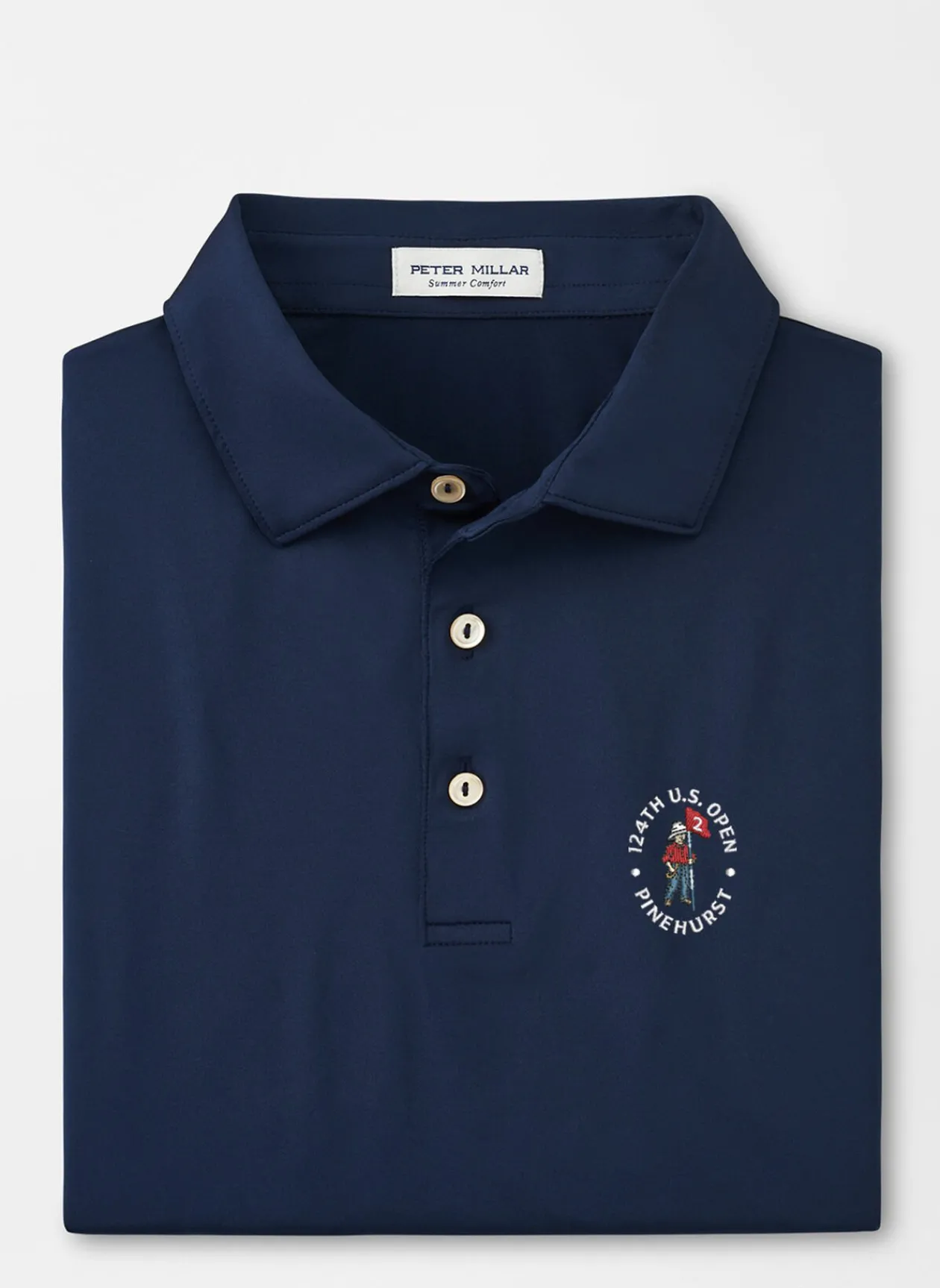 Peter Millar U.S. Open Men'S|124Th U.S. Open Solid Performance Jersey Polo