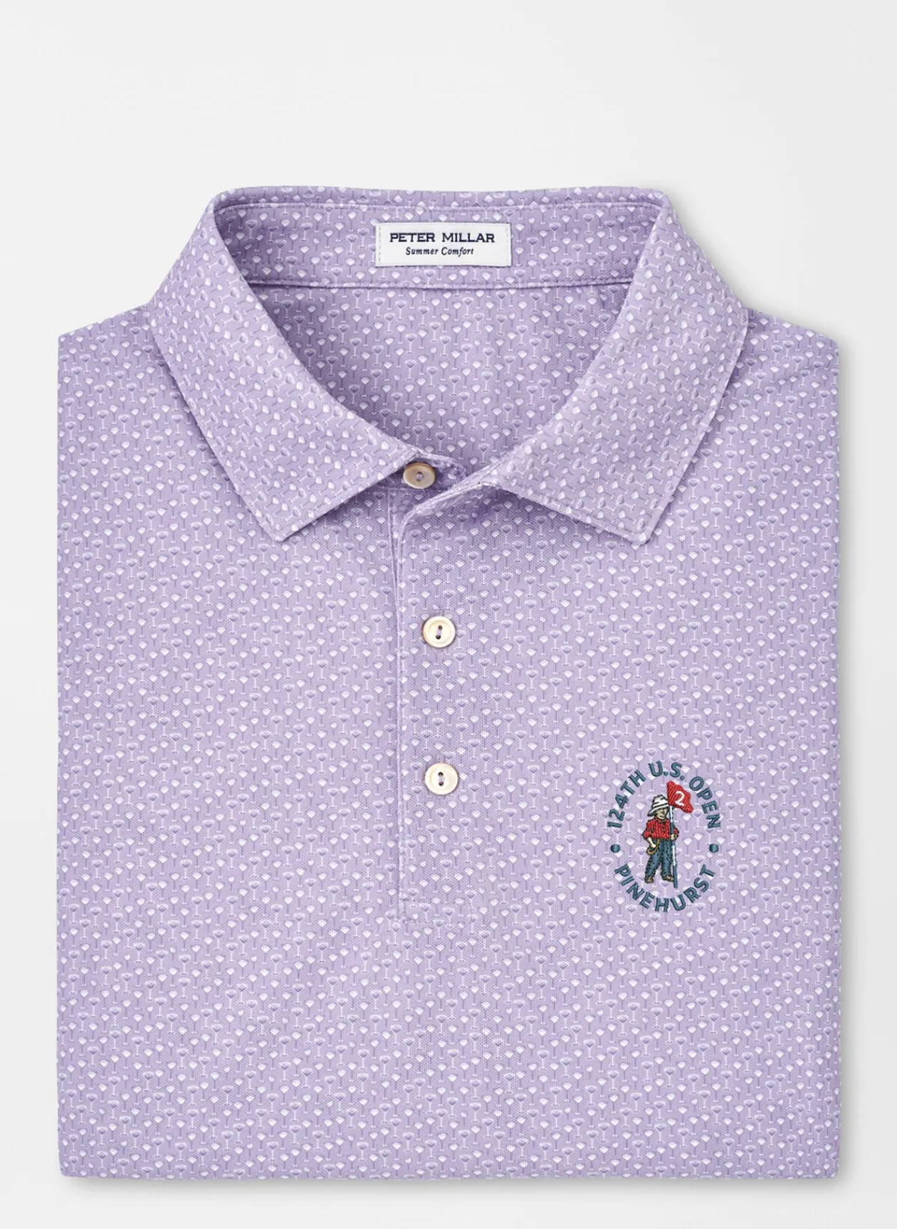 Peter Millar U.S. Open Men'S|124Th U.S. Open Tee It High Performance Mesh Polo