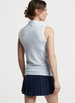 Peter Millar U.S. Open Women'S|124Th U.S. Open Women'S Sleeveless Button Polo