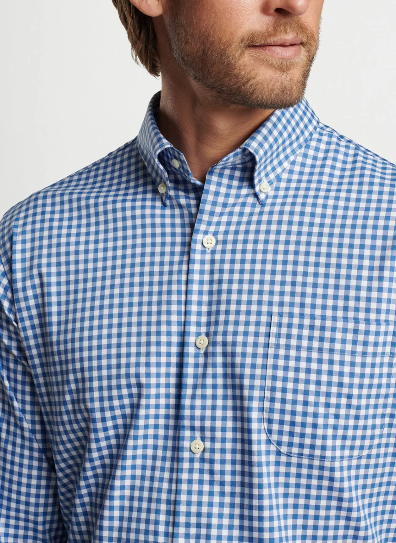 Peter Millar Sport Shirts|Trenton Crown Lite Cotton-Stretch Sport Shirt