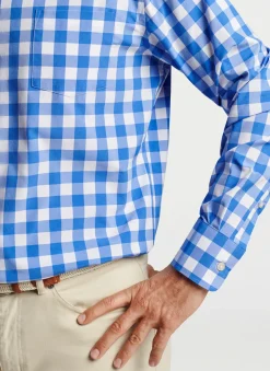 Peter Millar Sport Shirts|Van Ness Performance Poplin Sport Shirt