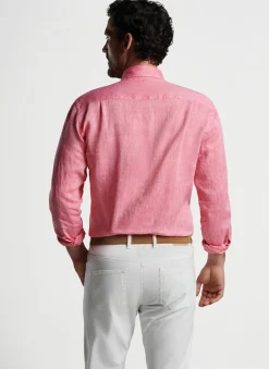 Peter Millar Sport Shirts|Veneto Linen Sport Shirt