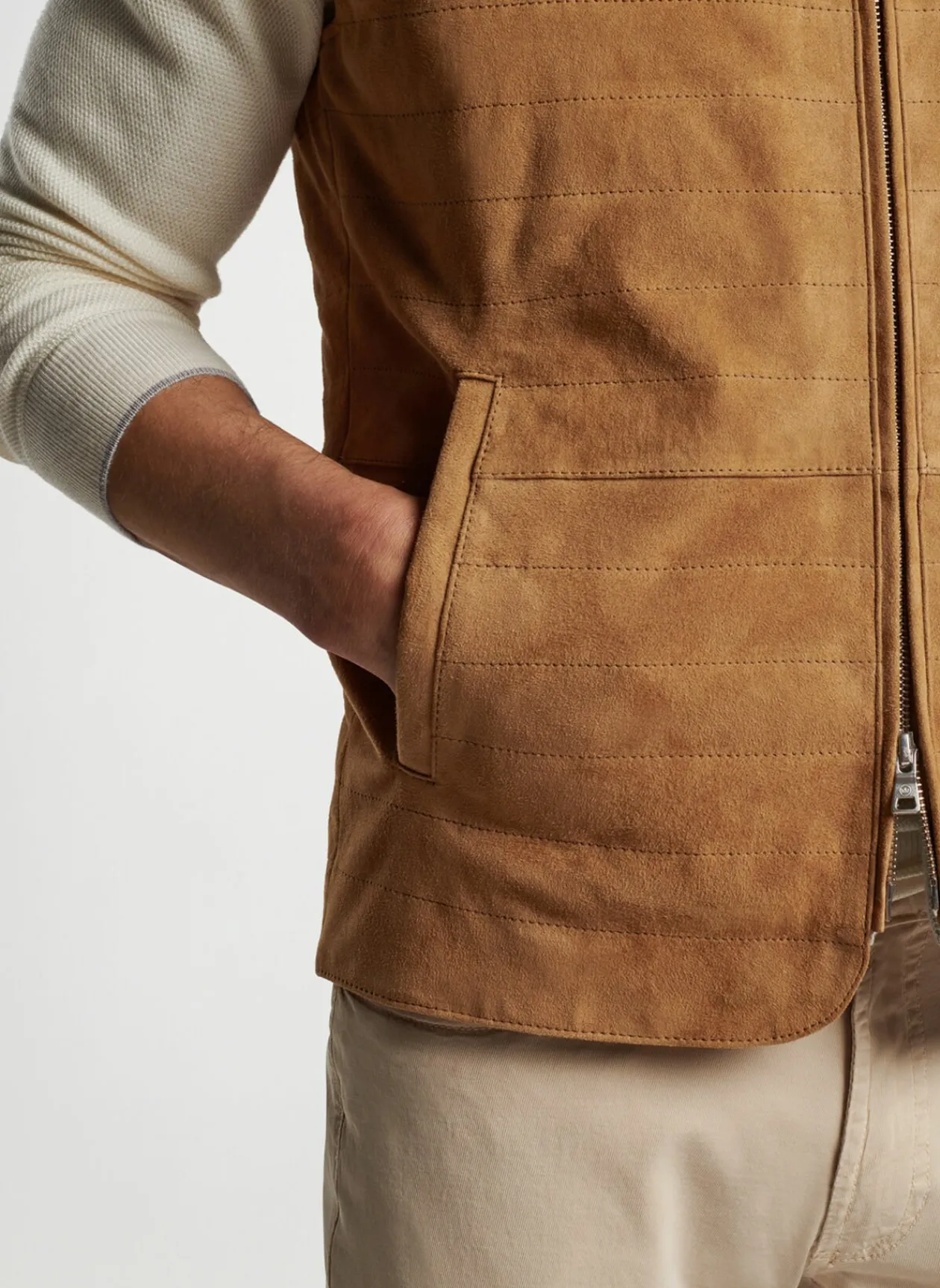 Peter Millar Vests|Vista Suede Vest