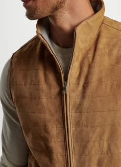 Peter Millar Vests|Vista Suede Vest
